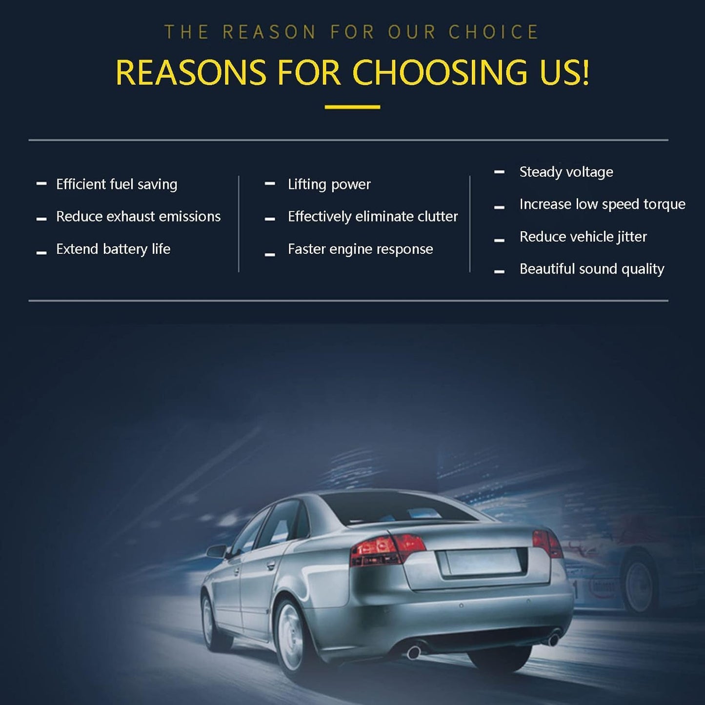 Car Fuel Saver, Eco Tuning Box Chip for Petrol Car Gas Saving, Saves About 15% Fuel (1pc)