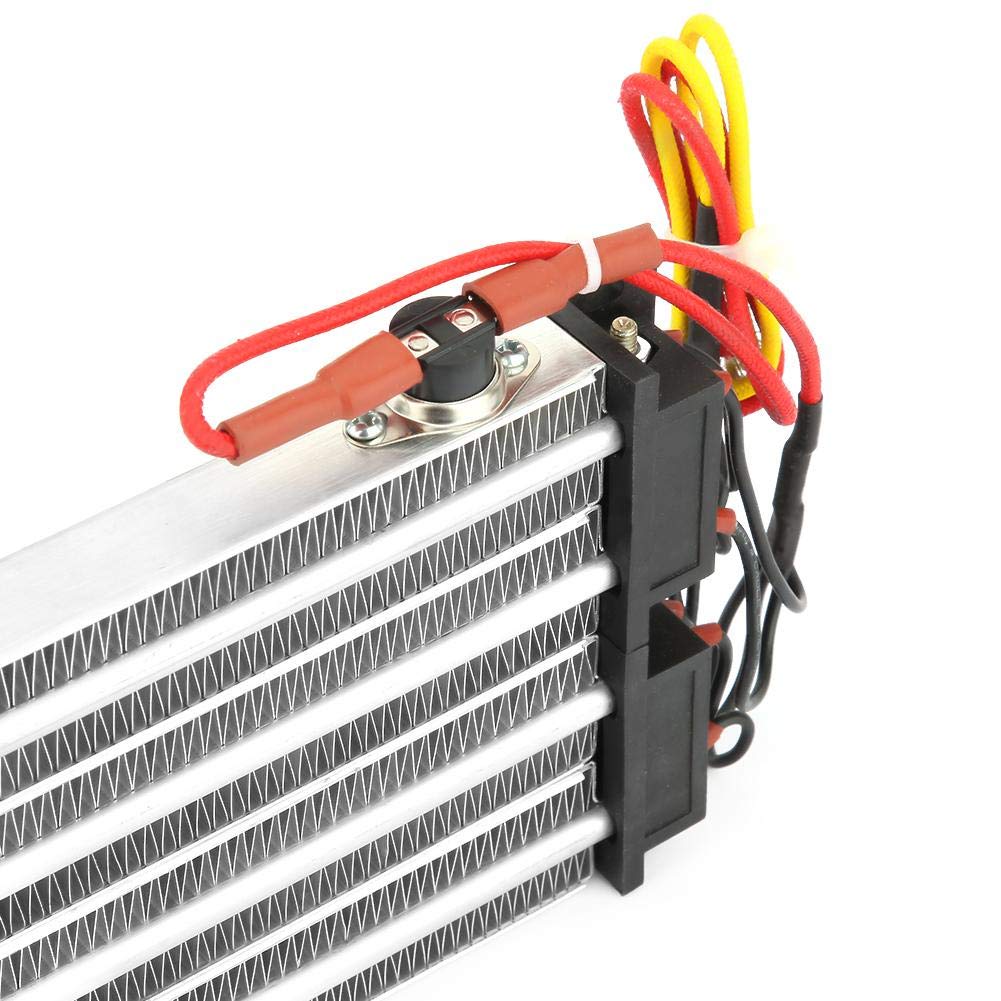 AC 220V Ripple Element PTC Air Heater – 9.1x4x1 Inch Electric Heater for Air Conditioner, Solid & Gas Heating