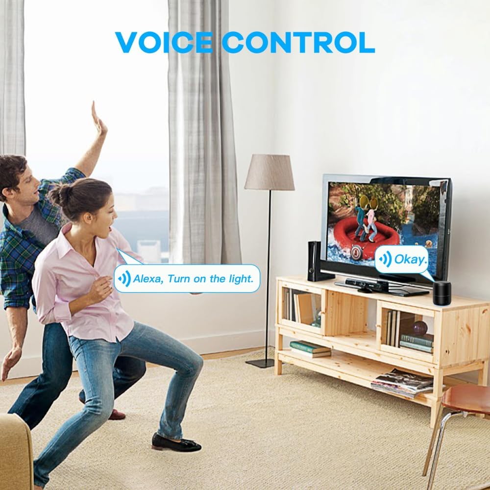 WLAN Socket GreenSun Power Meter 2X WiFi Socket with Current Measurement Smart Life Socket WiFi Socket with Timer 2.4GHz 16A Smart Plug Compatible with...