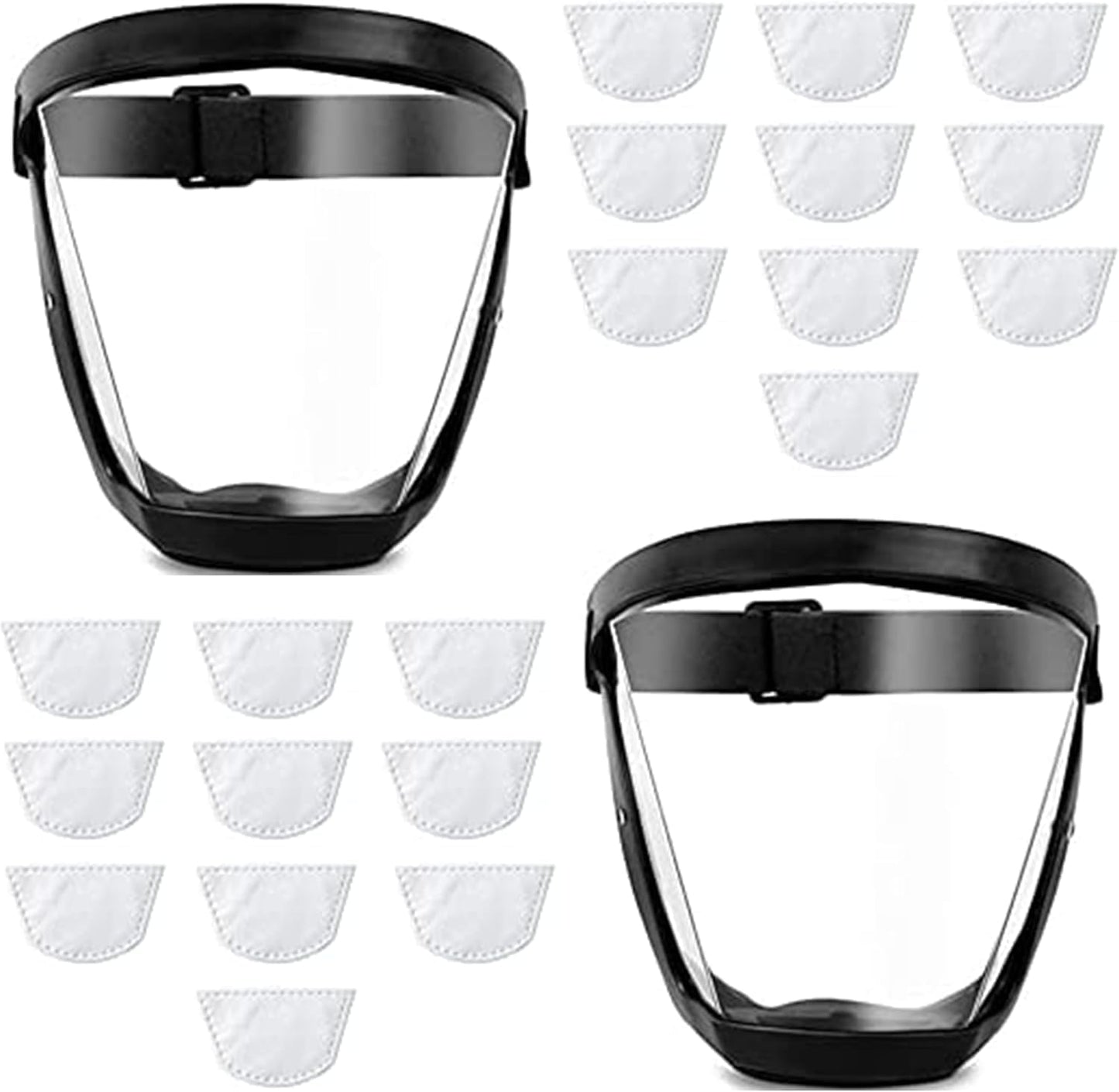 ascavs Face Shield for Grinding and Cutting,Clear Full Face Dust Mask Shield for Woodworking,Suitable for Dust and Debris Protection During Home Decoration,...