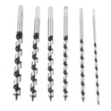 6Pcs Auger Drill Bit, 230mm Long Hex Shank Solid Ship Auger Bit Set for Home Processing Plant Use