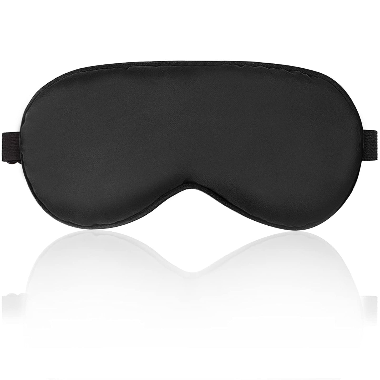Inertop Comfort Sleep Mask, Deep Rest Light Blocking Eye Mask for Side Sleepers, Travel, Yoga, Lightweight, Soft and Contoured for Ultimate Rest (Black)