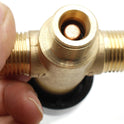 UGPLM Brass Thermostatic Mixing Valve 1/2 NPT Male Connections Home Plumbing Fixtures Bathroom for Showers Home Kitchen Bidets