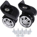Fydun 1 Pair A65, Wheels Mute Swivel Suitcase Luggage Samsonite Replacement Wheels Replacement for Caster Repair Parts