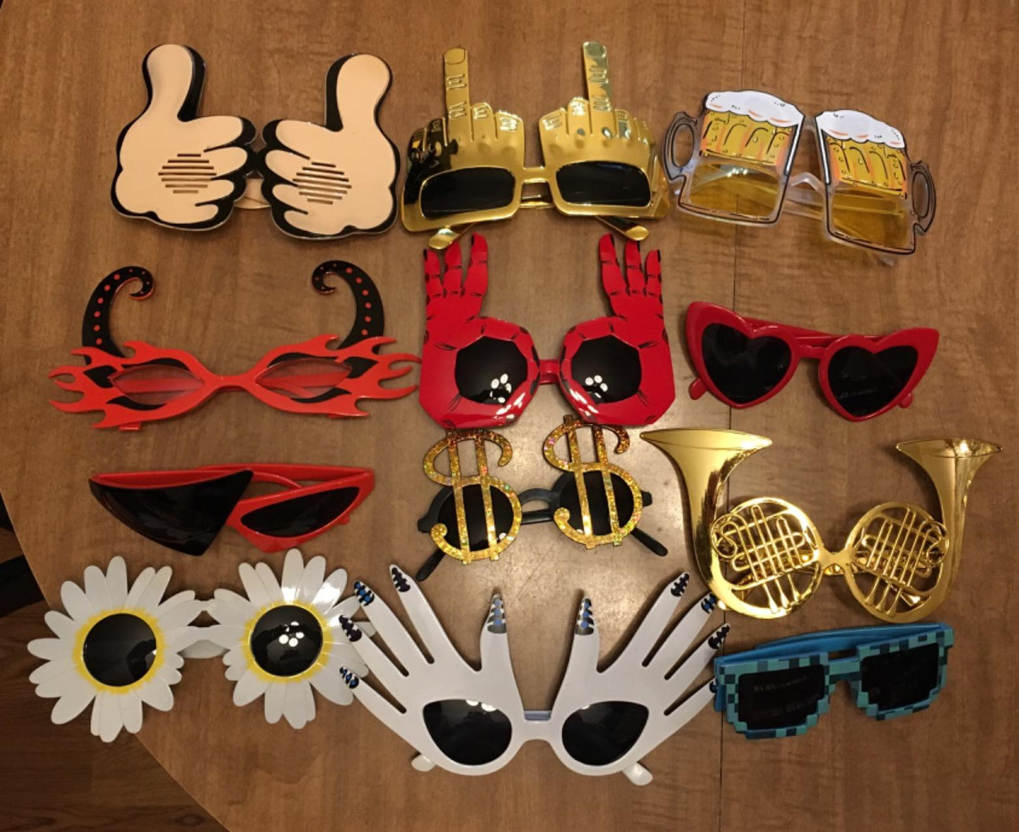 27 pcs PowerTRC Photo Booth Props – Funny Party & Event Set