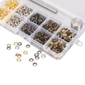 Hztyyier 280 Sets Grommet Kit – 4mm Metal Eyelets Tool Set for Leather, Fabric & DIY Crafts
