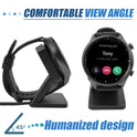 Charger Stand Compatible with Amazfit GTR 2, GTR 2e, GTS 2 Mini, GTS 2e, Pop Pro, Zepp E, Zepp Z,T-REX Pro,USB Charger Cable Fit for Amazfit GTR 2 Smartwatch