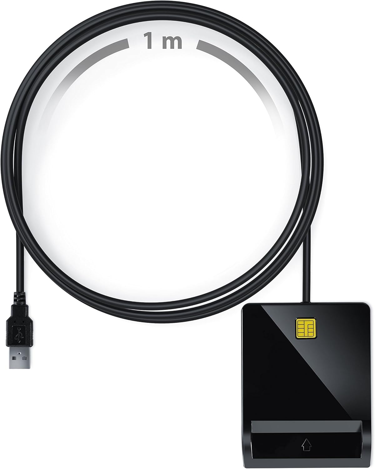 CSL - USB external smart card reader - Plug and Play - Power status LED - USB bus powered - HBCI Capable - Windows 11 compatible – black – high speed –...