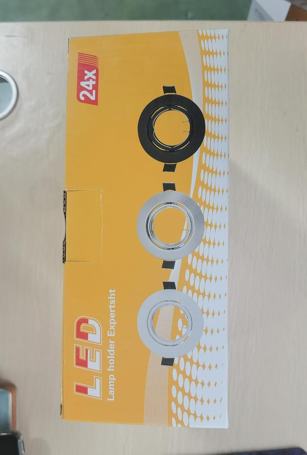 Tofisr LED Recessed Ceiling Light Mounting Frame Round Black Spotlight Fittings incl. GU10 Socket, Cut-Out Hole Size:55mm-70mm, Downlight Frame for LED and...