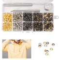 Hztyyier 280 Sets Grommet Kit – 4mm Metal Eyelets Tool Set for Leather, Fabric & DIY Crafts