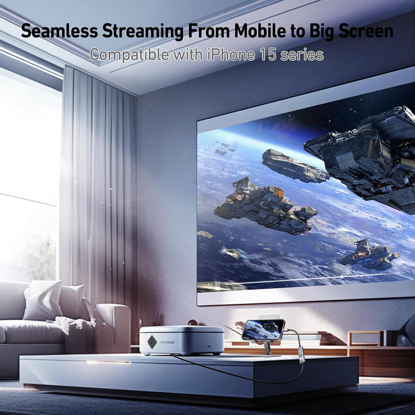 BENFEI USB C to HDMI Adapter 4K@60Hz, USB Type-C to HDMI Adapter [Thunderbolt 3/4/5 Compatible] with iPhone 15 Pro/Max, MacBook Pro/Air 2023, iPad Pro, iMac...