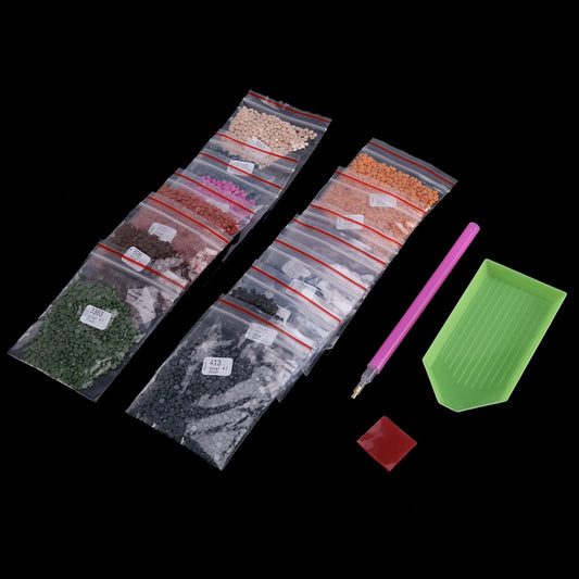 Henrty DIY Full Round Drill Embroidery Gift Home Decor Gift