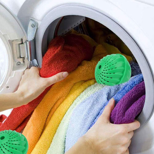 Clothes Cleaning Ball, Reusable Laundry Cleaning Ball, Household Eco-Friendly Ball Clothes Cleaning Tool(Green)