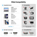 BENFEI USB C to HDMI Adapter, USB Type-C to HDMI Adapter [Thunderbolt 3/4 Compatible] with iPhone 15 Pro/Max, MacBook Pro/Air 2023, iPad Pro, iMac, S23, XPS 17, Surface Book 3 and More 1 Gray Regular price$8.99