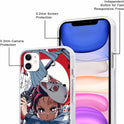 Eouine Case for Apple iPhone 11 Case (6.1 Inches), Soft Transparent TPU Silicone Protective Case with Anime Demon Slayer Tanjirou Nezuko, STO...