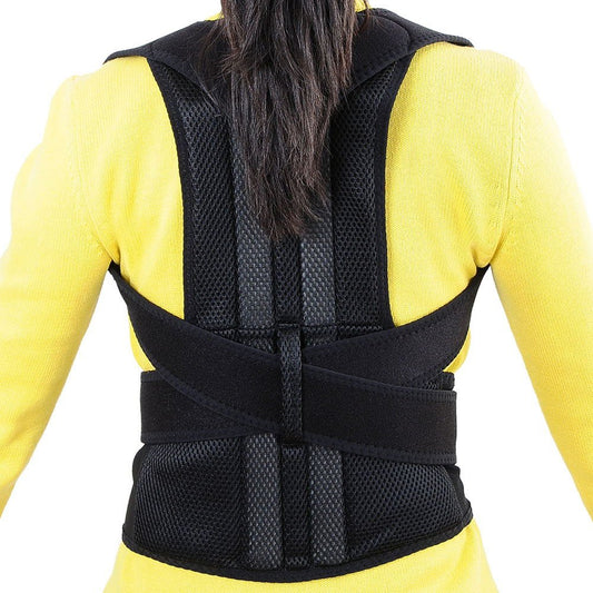 Bag Well Adjustable Back Posture Corrector Brace Posture Support Correction Belt for Men Women Back Shoulder Support Belt M