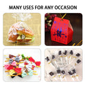 XC-TIE 500PCS 4'' Metallic Twist Ties Plastic Cable Ties for Bread Candy Bags, Party Cello, Cake Pops (Gold-500PCS)