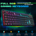 CHIROPTER MK10 GAMING RGB KEYBOARD,RGB Backlit Gaming Keyboard