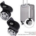 Fydun 1 Pair A65, Wheels Mute Swivel Suitcase Luggage Samsonite Replacement Wheels Replacement for Caster Repair Parts