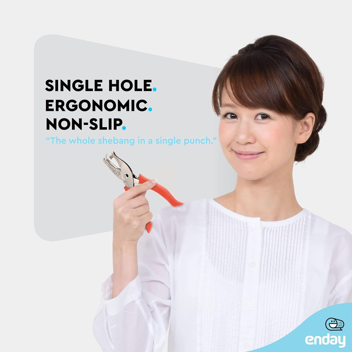 Emraw Premium Single Hole Paper Punch Cushion Grip Heavy Duty Hole Puncher for Greeting Cards Scrapbook Notebook Puncher Craft Paper Hand Tool - Assorted...