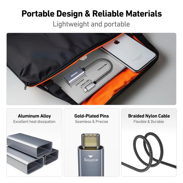 BENFEI USB C to HDMI Adapter, USB Type-C to HDMI Adapter [Thunderbolt 3/4 Compatible] with iPhone 15 Pro/Max, MacBook Pro/Air 2023, iPad Pro, iMac, S23, XPS 17, Surface Book 3 and More 1 Gray Regular price$8.99