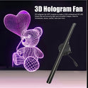 Missyou 16.5″ 3D Hologram Fan – Stunning LED Ads