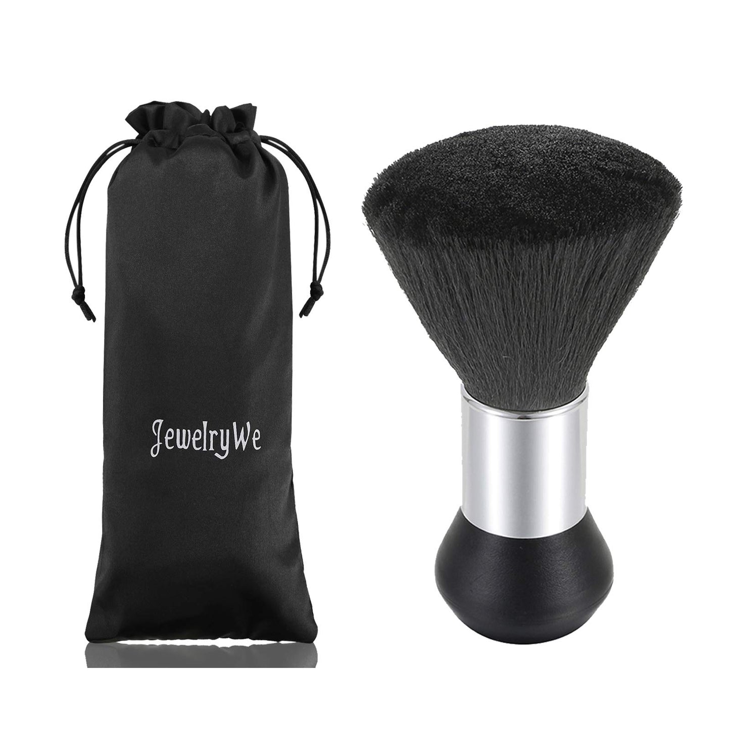 JewelryWe Professional Barber Neck Duster Brush Hair Cutting Kits Hair Salon Hair Removal Brush Broken Hairbrush Haircut Special Cleaning Brush