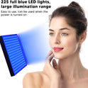 Tanning Lamp, 460nm Hanging Use Face Tanning Lamp, Self Tanner Lamp Device, 225Pcs LEDs 460nm, Foldable High Power Blue Lamp, Self Tanner Light for Face and...