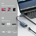 uni USB C to Ethernet Adapter, Driver Free RJ45 to USB C [Thunderbolt 3/4 Compatible], 1Gbps Type-C Gigabit Ethernet LAN Network Adapter for MacBook Pro/Air...