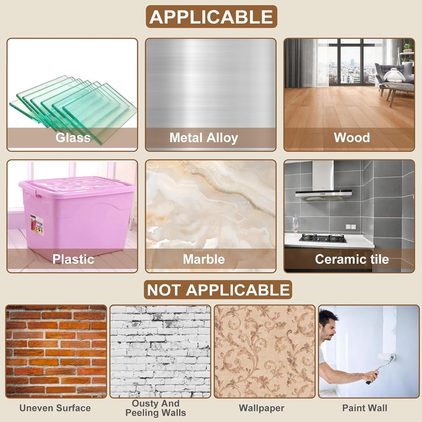 20Ft*1 inch Hook and Loop Tape Roll with Heavy Duty Adhesive - Fastener Mounting Tapes Strips with Sticky Back for Sewing, Crafting,DIY- Indoor or Outdoor Use