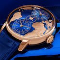 Men's Fashion JACOB Personalized and Trendy Mechanical Watch Waterproof Business Blue Planet Watch