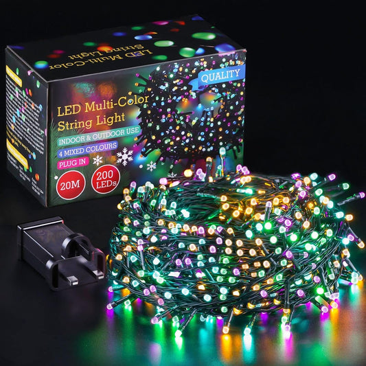 Aurora Four Colours 20 m 200 Lights UK LW