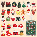30 pcs Christamas Tree Decorations Clearance,Mini Resin Ornaments for Christmas Trees,Small Santa Clause Charms Xmas Decorations Sets for Girls Women