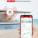 ThermoPro TP357 2 Pack 260FT Bluetooth Hygrometer Room Thermometer for Home with Remote Temperature and Humidity Monitor & Smart APP, Temperature...