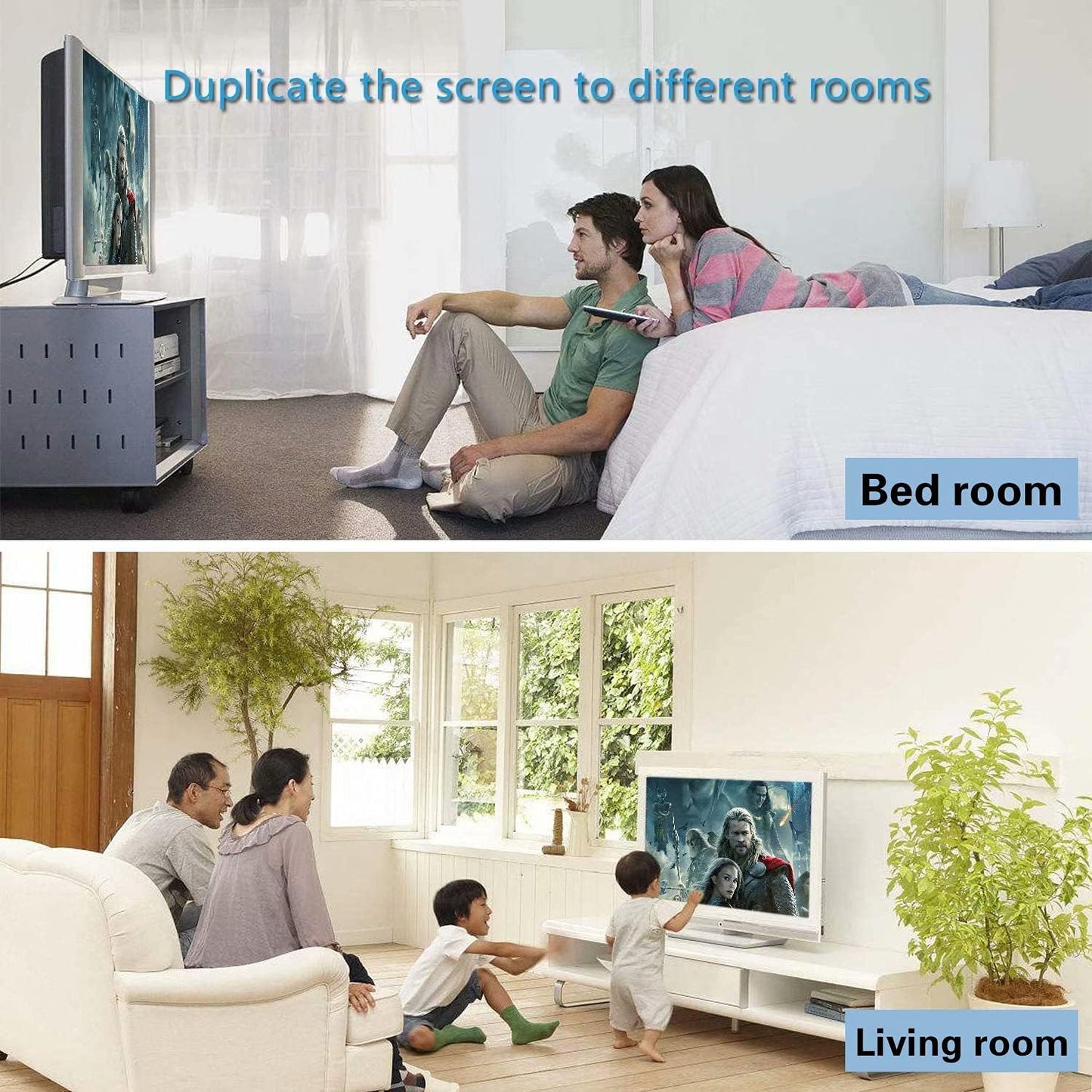 HDMI Splitter Snxiwth 4K HDMI Splitter 1 in 2 Out Supports HDCP, 4K, 3D, UHD, 1080P, HDMI Splitter 1 to 2 for Xbox, PS4, PS3, Blu-Ray Player, Firestick, HDTV