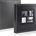 Ywlake Photo Album 4x6 500 Pockets Photo, Extra Large Capacity Family Wedding Picture Albums Holds 500 Horizontal and Vertical Photos Black