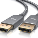 CSL - 4k DisplayPort Cable 3 m - DisplayPort to DisplayPort - DP 1.2-4K 60Hz and 2K 144Hz - Bandwidth of up to 21.6 Gbits - Connection Cable - for Monitor...