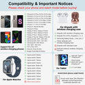 Wireless Charger 4 in 1 for Apple Charging Station for iPhone 17 Pro Max/16/15 Series, AirPods Pro 2, iPad Stand, Watch Charger for iWatch Series 10/9/8,...