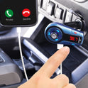 GOgroove FlexSMART X2 Mini In-Car Bluetooth FM Transmitter for Charging, Music Control & Hands-Free Calls
