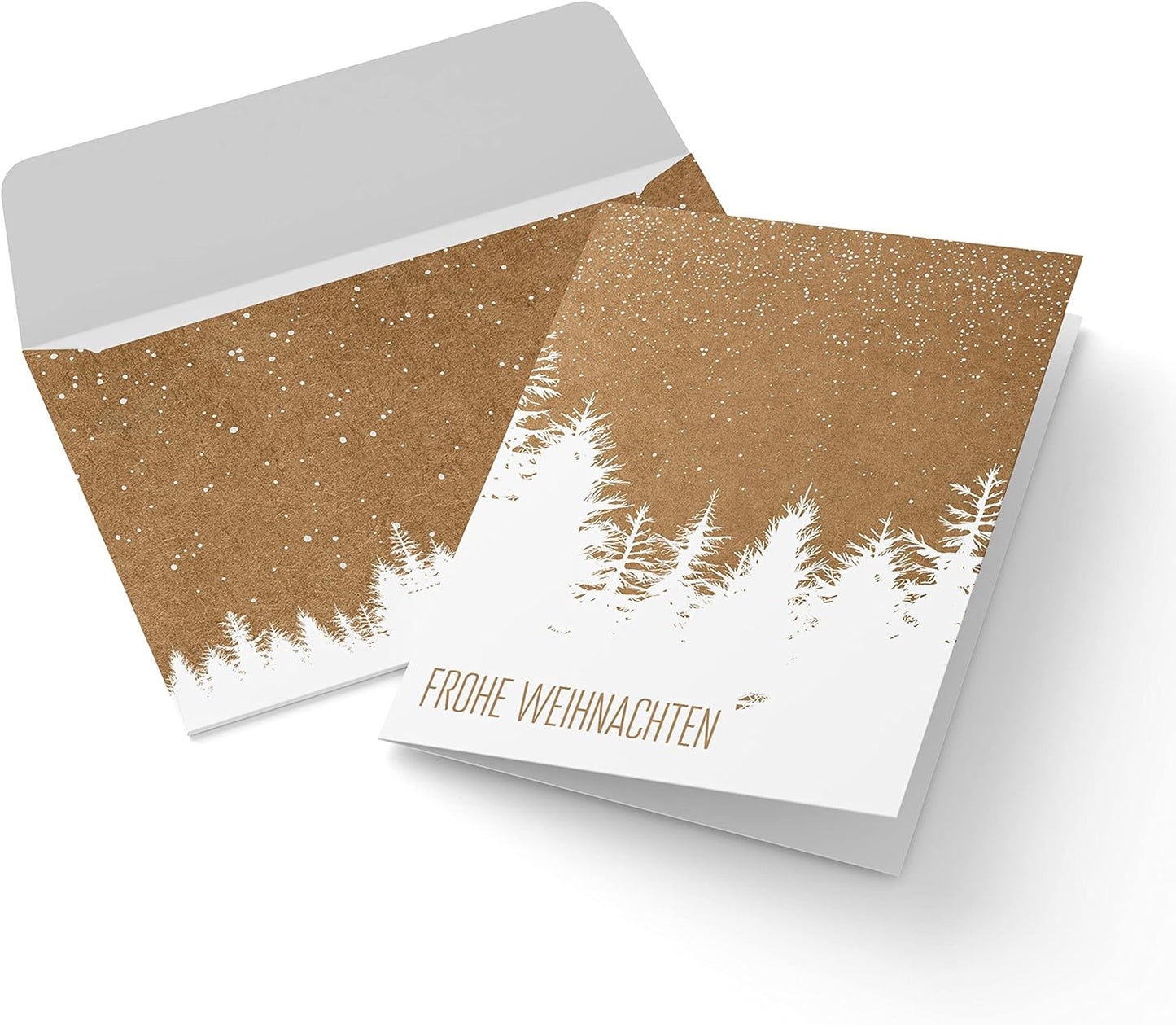 Christmas Cards with Envelope Set (12 Pieces) - A6 Folding Cards for Christmas - Christmas Postcard with Envelopes for Your Christmas Greetings - Cool...