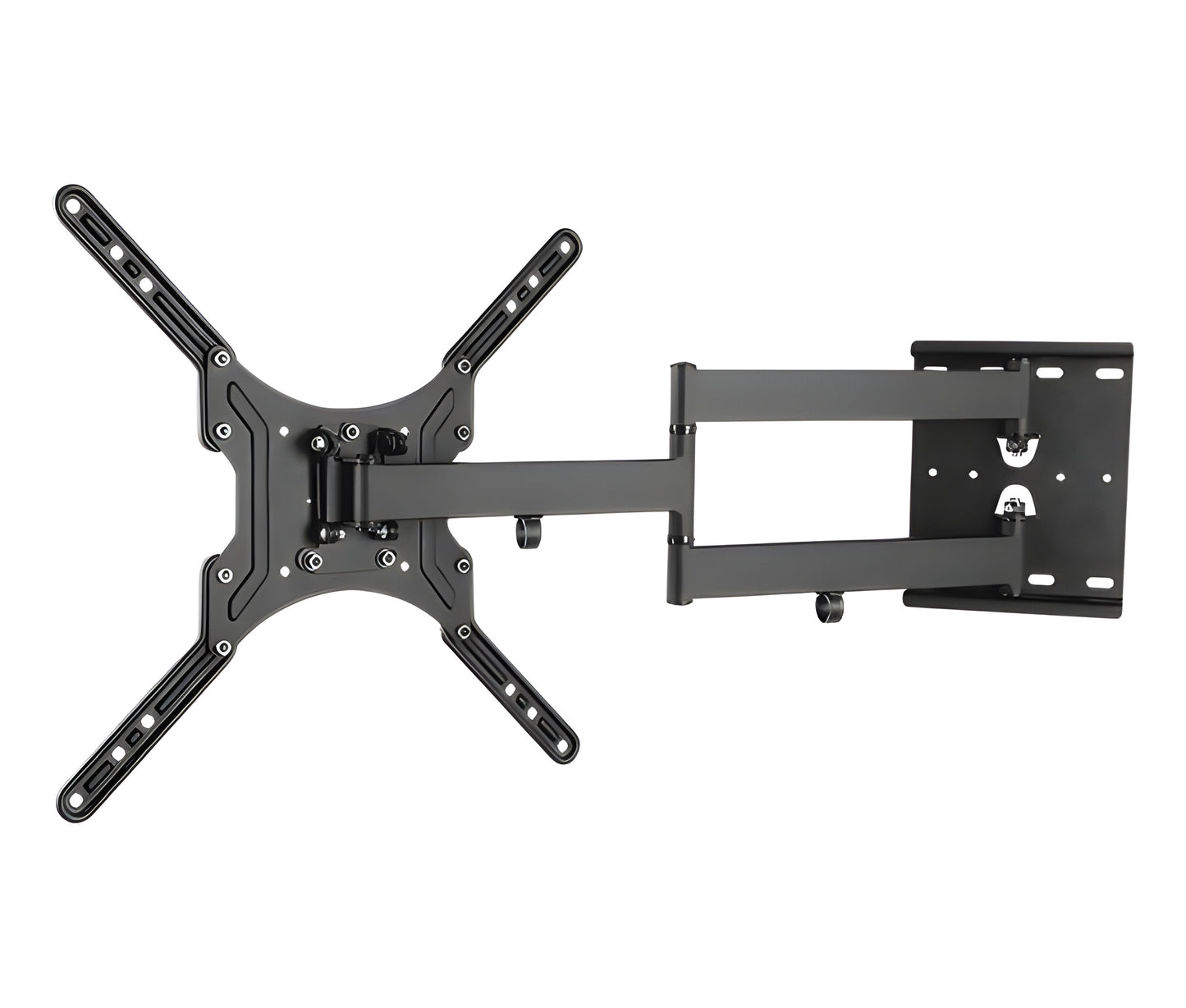 flexo Medium Full-Motion TV Wall Mount – Universal Long-Reach Swivel Tilt TV Bracket for 26–55 Inch TVs