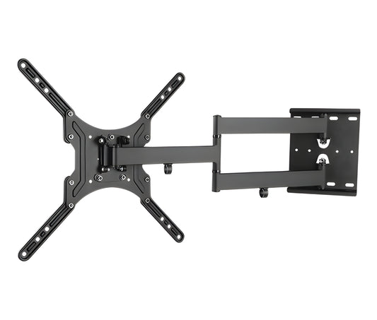 flexo Medium Full-Motion TV Wall Mount – Universal Long-Reach Swivel Tilt TV Bracket for 26–55 Inch TVs
