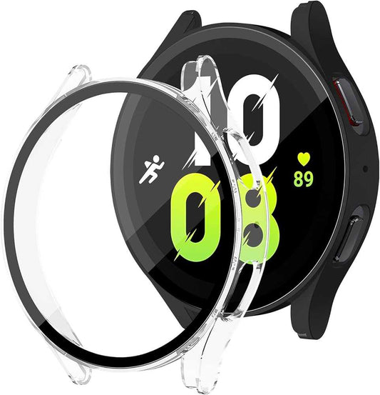 Glass PC Case for Samsung Galaxy Watch 7FE 40 44mm All Around Screen Protector