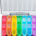 7-Day Pill Organizer – Morning, Lunch, Evening Compartments