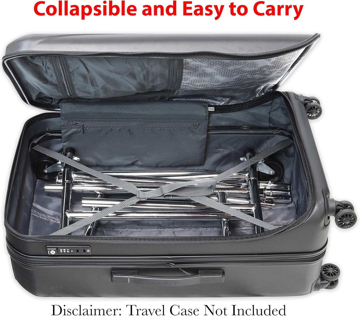 SIMPLE HOUSEWARE Heavy Duty Clothing Garment Rack, Holds Up to 150 lbs, 42 to 67 Inches Extensible Rod, Chrome