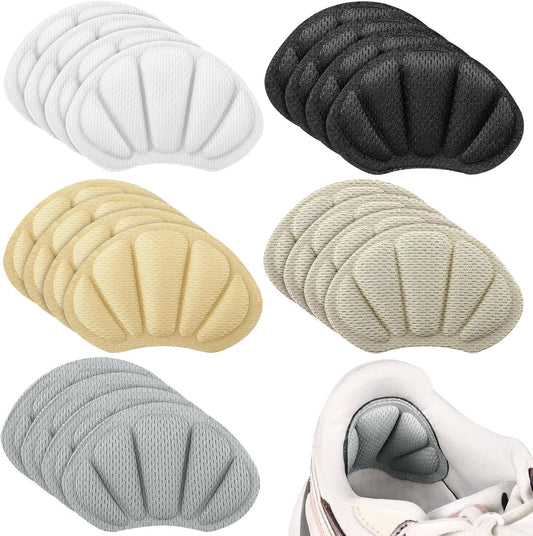 10 Pairs of Heel Protectors for Shoes, Heel Saver for Shoes, Self Adhesive Heel Pads for Men Women, Heel Protector for Sneakers High Heels, Sneakers Boots