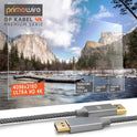 CSL - 4k DisplayPort Cable 3 m - DisplayPort to DisplayPort - DP 1.2-4K 60Hz and 2K 144Hz - Bandwidth of up to 21.6 Gbits - Connection Cable - for Monitor...