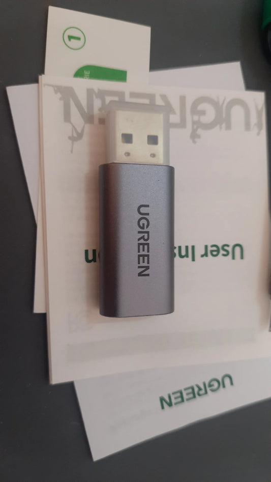 UGREEN USB External Stereo Sound Adapter | Plug & Play Audio