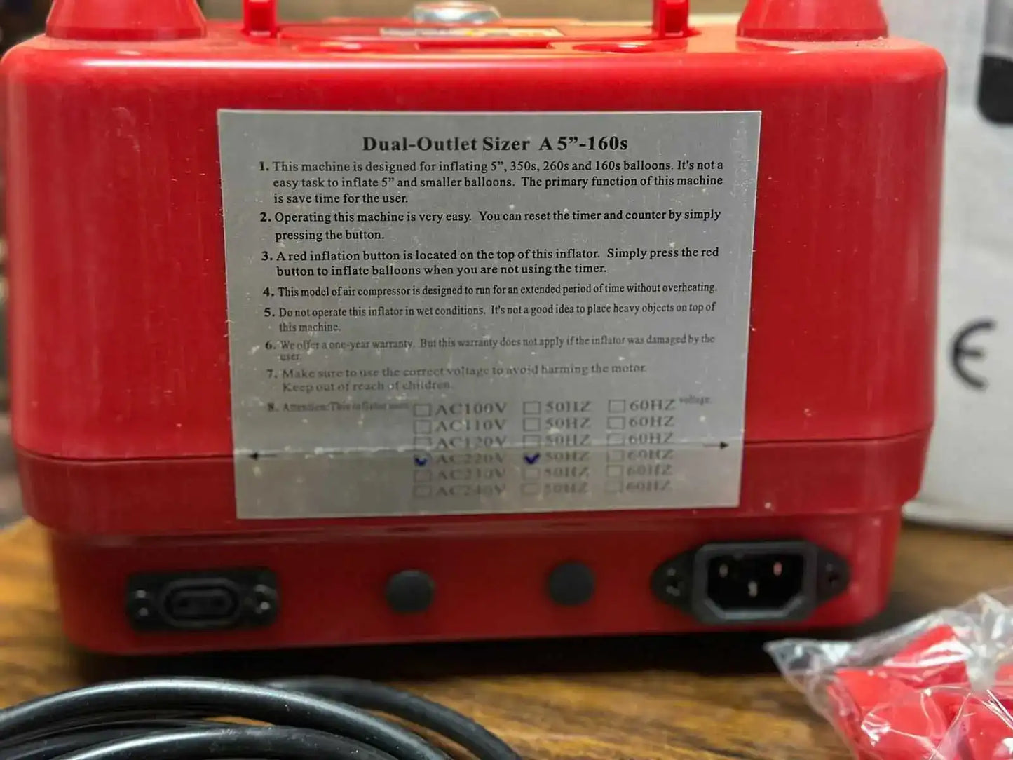 UB Heavy Duty Baloon Inflator A5 MADE IN TAIWAN