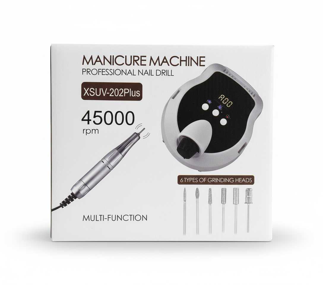 45000RPM Electric Nail Drill Machine Professional Nail Polishing Machine With Pedicure Foot Pedal Nail Sander Drill Milling Tool
